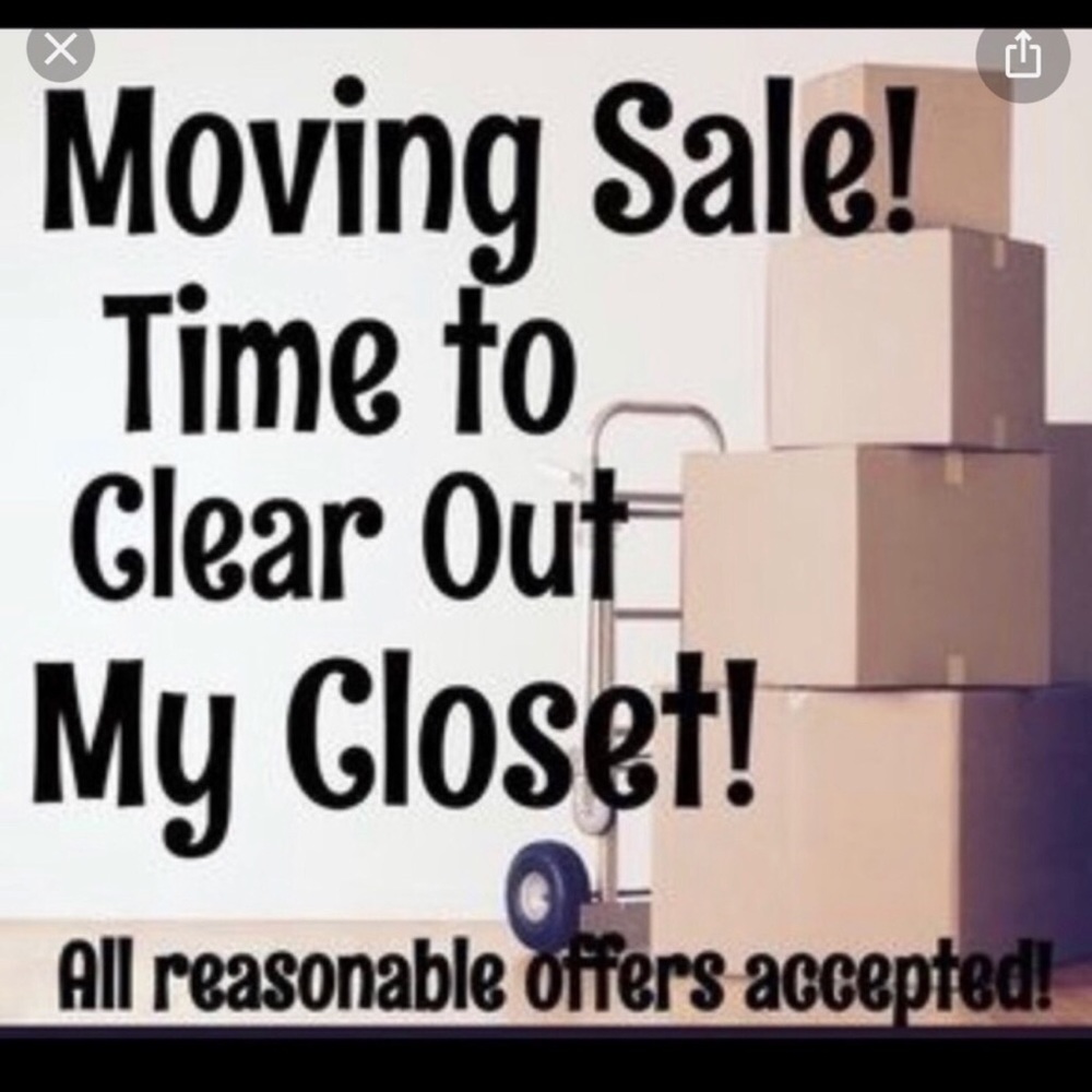 Moving Sale -all reasonable offers accepted